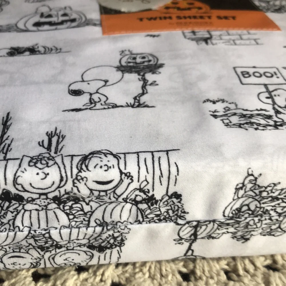 Peanuts HALLOWEEN TWIN Sheet Set